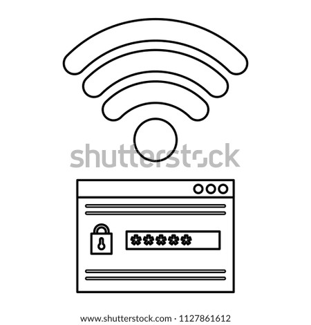 security password access with wifi signal
