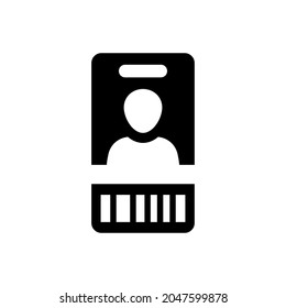 Security password icon on white background