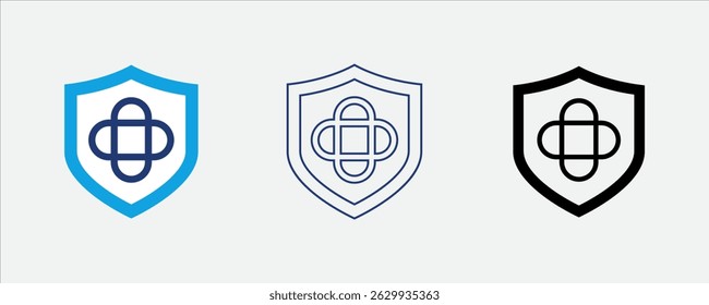 Security patch icon for software vulnerability fix