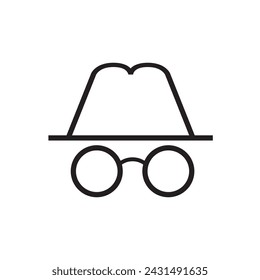 Security Person people Code Icon vector Line for web, presentation, logo, Icon Symbol