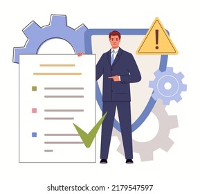 Security of personal data. File server protection systems. Secure storage, exchange and transfer of information. Concept of Antivirus. Vector characters flat cartoon illustration.