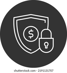 Icono de detalle perfecto de píxeles de seguridad