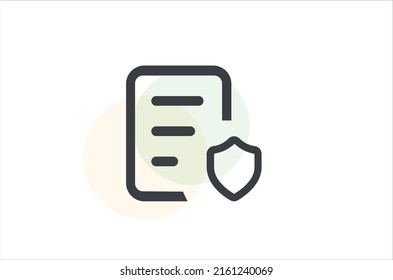 Security Policies icon vector design