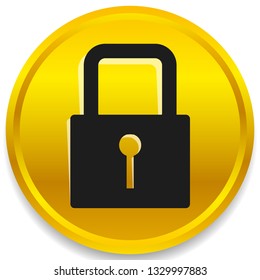 For security, prevention, privacy themes: Padlock icon
