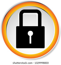 For security, prevention, privacy themes: Padlock icon