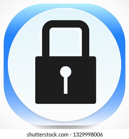 For security, prevention, privacy themes: Padlock icon
