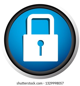 For security, prevention, privacy themes: Padlock icon