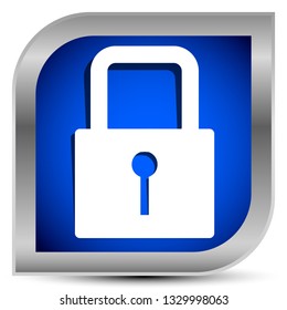 For security, prevention, privacy themes: Padlock icon