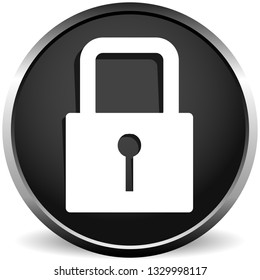 For security, prevention, privacy themes: Padlock icon