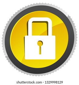 For security, prevention, privacy themes: Padlock icon