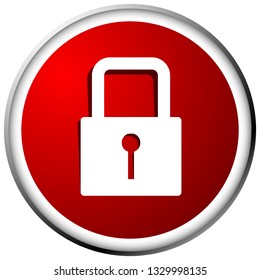 For security, prevention, privacy themes: Padlock icon