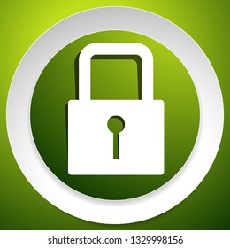 For security, prevention, privacy themes: Padlock icon