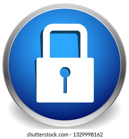 For security, prevention, privacy themes: Padlock icon