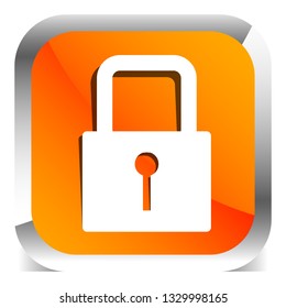 For security, prevention, privacy themes: Padlock icon