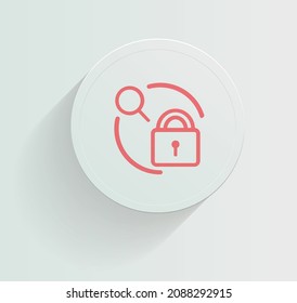 security privacy icon vector design