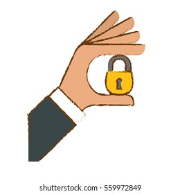 security or privacy related icons image vector illustration design 