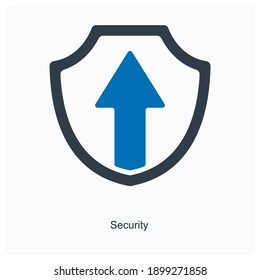 Concepto de icono de seguridad y protección