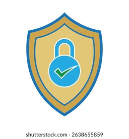 security protection icon illustration design template