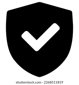 The security protection logo with check mark and padlock. Security shield symbol. Vector illustration. security protection logos with check mark and padlock. Security shield symbols. Vector