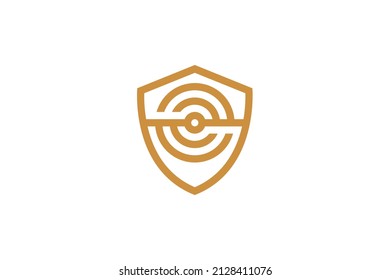 Security and Protection Monoline Logo