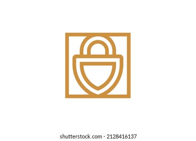 Security and Protection Monoline Logo