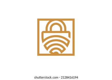 Security and Protection Monoline Logo