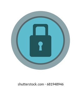 security protection padlock keyhole close symbol