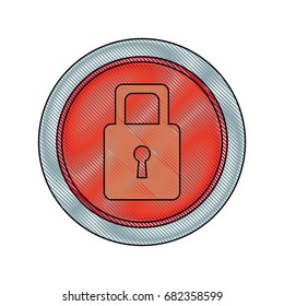 security protection padlock keyhole close symbol