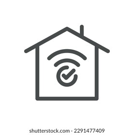 Security related icon outline and linear vector.