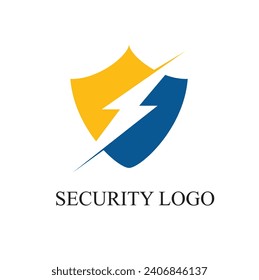 Security related logo design, vector