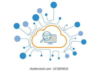 security researchers program icon vector design