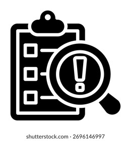 Elemento De Icono De Evaluación De Riesgos De Seguridad Para Diseño Y Vector