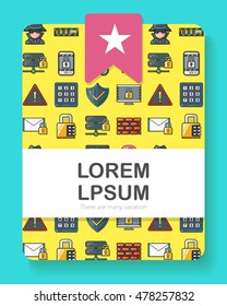 Security and safe icons set,eps10
