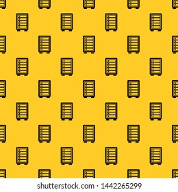 Security safe pattern seamless vector repeat geometric yellow for any design