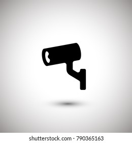 Security, Safety camera vector icon