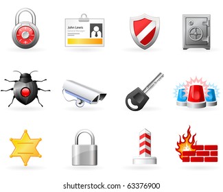 Security and Safety icons