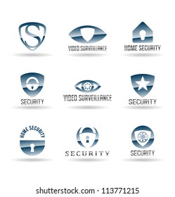 Security and Safety icons. Vol 1.