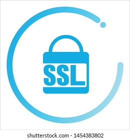 Security, safety, protection concept, ssl icon, flat icon