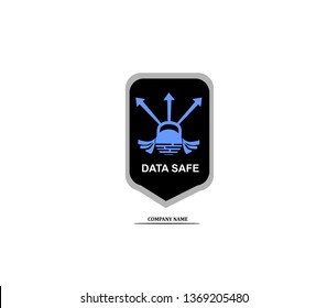 security saving your data vector icon, security company, internet security, logo template