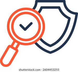 Security Scan Icon Color Line Vector Illustration