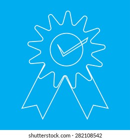 Security Seal Icon, Vector Illustration.