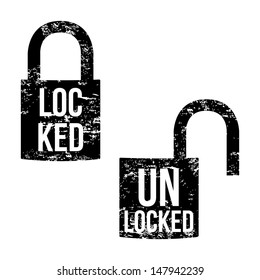 security seals over white background vector illustration 