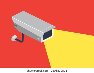 Security serveillance camera Vector Illustration stock illustration