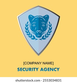 Diseño del logotipo de la agencia de servicios de seguridad