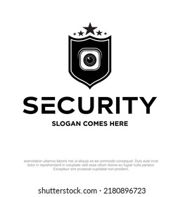 Security Services Vector Logo Design Template Stock Vector (Royalty ...