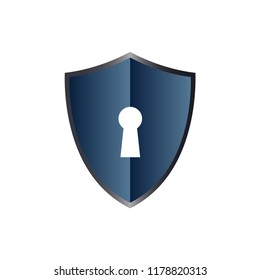 security settings logo icon design template vector
