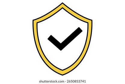 Escudo de Segurança, Prevenção de Crimes e Ícones de Segurança Doméstica, Ilustração de Vetor