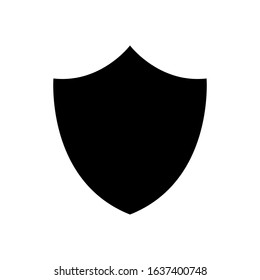 security shield glyph vector icon - ui icon vector