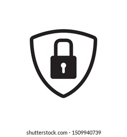 security shield icon design vector illustration