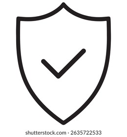 Ícone de escudo de segurança isolado no fundo branco.símbolo, sinal, seguro, seguro, escudo, guarda, ícone, isolado, privacidade, proteção, segurança, projeto, vetor, proteger, fundo branco.
